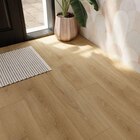 Sol stratifié Cowley GoodHome, effet chêne miel, L.129,2 cm x l.19,3 cm x ép.8 mm - GoodHome dans le catalogue Castorama