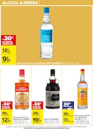 Prix et réduction Rhum Blanc dans le prospectus Carrefour en cours Offre Rhum Blanc dans le catalogue Carrefour du moment à la page 20