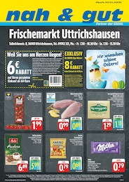 nah und gut Prospekt für Motten: Wir lieben Lebensmittel!, 8 Seiten, 30.03.2026 - 04.04.2026