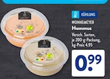 Hummus Pikant im ALDI SÜD Prospekt Hummus Pikant von Wonnemeyer im aktuellen ALDI SÜD Prospekt für 0,99 €