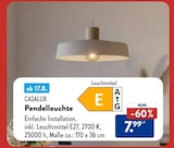Pendelleuchte von Casalux im aktuellen ALDI Nord Prospekt