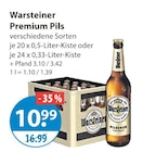 Premium Pils im Angebot bei V-Markt in Augsburg Premium Pils Angebote von Warsteiner bei V-Markt Augsburg für 10,99 €