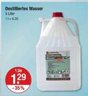 Destilliertes Wasser im aktuellen V-Markt Prospekt für 1,29 €