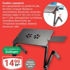 Flexibler Laptoptisch für 14,99 € bei GLOBUS im Angebot Flexibler Laptoptisch im aktuellen GLOBUS Prospekt