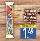 Backzutaten im EDEKA Prospekt Frischer Pizzateig von Henglein im aktuellen EDEKA Prospekt für 1,49 €