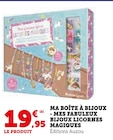 Ma boîte à bijoux - Mes fabuleux bijoux licornes magiques - Éditions Auzou en promo chez Super U Pau à 19,95 €