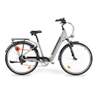 Vélo de ville électrique mixte Feu Vert E-Roll 74 champagne - Feu Vert en promo chez Feu Vert Le Vésinet à 999,00 €