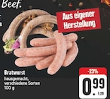 E center Memmelsdorf - Bratwurst Angebot im Prospekt Bratwurst bei E center im Memmelsdorf Prospekt für 0,99 €