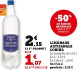 Limonade Artisanale - Lorina dans le catalogue Super U