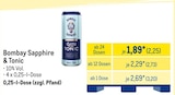 Gin & Tonic Angebote von Bombay Sapphire bei METRO Trier für 2,25 €