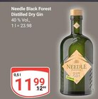 Needle Black Forest Distilled Dry Gin Angebote von Needle bei GLOBUS Trier für 11,99 €