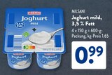 Joghurt mild, 3,5 % Fett im ALDI SÜD Prospekt Joghurt mild, 3,5 % Fett von Milsani im aktuellen ALDI SÜD Prospekt für 0,99 €