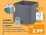 Aufbewahrungsbox von LIV&BO für 2,99 € bei Kaufland im Angebot Aufbewahrungsbox von LIV&BO im aktuellen Kaufland Prospekt