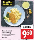 Schollenfilet im Backteig im aktuellen E center Prospekt