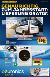 EURONICS Elektromärkte Prospekt der aktuellen Woche mit 8 Seiten, gültig von 08.01.2026 bis 14.01.2026, in Hamm und Umgebung Aktueller EURONICS Elektromärkte Prospekt in Hamm und Umgebung, "GENAU RICHTIG. ZUM JAHRESSTART: LIEFERUNG GRATIS." mit 8 Seiten, 08.01.2026 - 14.01.2026