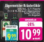 Kräuterlikör Angebote von Jägermeister bei E center Gladbeck für 9,99 €