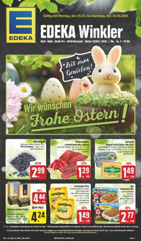 Aktueller EDEKA Prospekt "Wir lieben Lebensmittel!" Seite 1 von 24 Seiten für Bernstadt