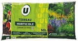 Terreau horticole - U en promo chez Super U Perpignan à 4,33 €