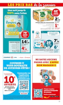 Promo Lingerie dans le catalogue Super U du moment à la page 15