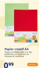 Papier créatif A4 dans le catalogue Action