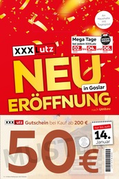 XXXLutz Möbelhäuser Prospekt für Salzgitter mit 8 Seiten XXXLutz Möbelhäuser Prospekt für Salzgitter: "NEUERÖFFNUNG", 8 Seiten, 27.12.2024 - 14.01.2025