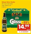 Aktuelle Radler Angebote bei Netto Marken-Discount in Saarbrücken Aktuelles Natur Radler Angebot bei Netto Marken-Discount in Saarbrücken ab 14,99 €