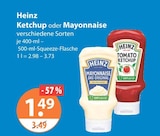 Ketchup von Heinz im aktuellen V-Markt Prospekt für 1,49 €