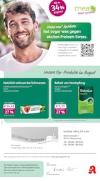 Aktueller mea - meine apotheke Apotheken Prospekt für Kressbronn: Unsere August-Angebote mit 4} Seiten, 01.08.2026 - 31.08.2026