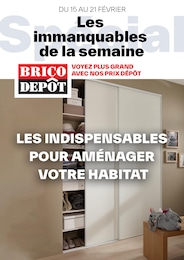 Catalogue Brico Dépôt "Les immanquables de la semaine" à Martigues et alentours, 1 page, 15/02/2024 - 21/02/2024