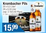 Aktuelle Krombacher Angebote bei Getränke City in Dachau Aktuelles Pils Angebot bei Getränke City in Dachau ab 15,99 €