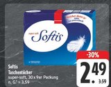 Aktuelles Softis Taschentücher Angebot bei EDEKA in Fürth ab 2,49 €