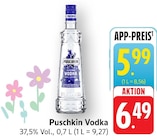 Vodka Angebote von Puschkin bei E center Aalen für 5,99 €