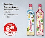 Summer Cream im V-Markt Prospekt Summer Cream von Berentzen im aktuellen V-Markt Prospekt für 6,49 €