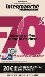 Intermarché Catalogue "Les vrais chiffres contre la vie chère", 56 pages, Heillecourt, 04/10/2022 - 09/10/2022 Intermarché Catalogue "Les vrais chiffres contre la vie chère", 56 pages, Heillecourt, 04/10/2022 - 09/10/2022