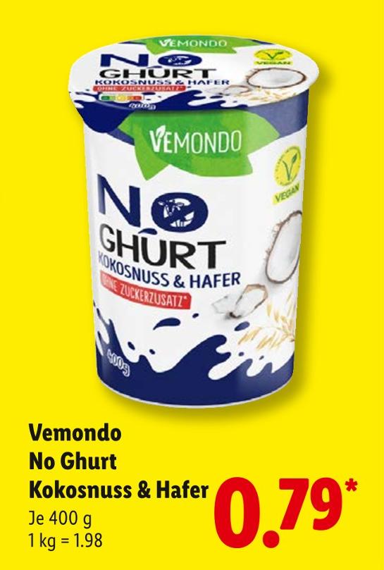 No Ghurt Kokosnuss & Hafer
