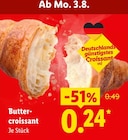 Butter-croissant im aktuellen Lidl Prospekt für 0,24 €