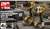 Perceuse visseuse à percussion et visseuse à choc 18V Li-ion XR 2 x 4Ah - DEWALT en promo chez Screwfix Rouen à 279,99 €