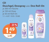 Duschgel Angebote von CD bei V-Markt Kempten für 1,49 €