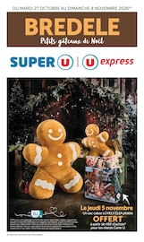 Catalogue Super U à Lemud cette semaine, valable du 27/10/2026 au 08/11/2026 Prospectus Super U à Lemud, "BREDELE", 14 pages de promos valables du 27/10/2026 au 08/11/2026