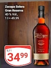 Zacapa Solera Gran Reserva bei GLOBUS im Roggentin Prospekt für 34,99 €