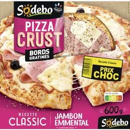 Pizza Crust Recette Classic jambon emmental