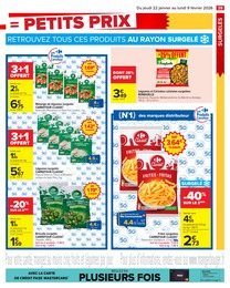Offre Légumes surgelés dans le catalogue Carrefour du moment à la page 41