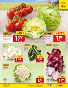 Tomaten im aktuellen Netto Marken-Discount Prospekt (Augsburg) Tomaten im Netto Marken-Discount Prospekt "Aktuelle Angebote" mit 71 Seiten (Augsburg)