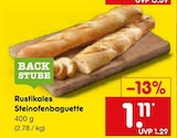 Rustikales Steinofenbaguette Angebote von BACK STUBE bei Netto Marken-Discount Moers für 1,11 €