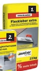 Flexkleber „extra“ von weber im aktuellen toom Baumarkt Prospekt für 15,99 €