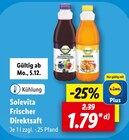 Frischer Direktsaft bei Lidl im Prospekt "" für 1,79 €