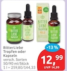 Tropfen von BitterLiebe für 12,99 € bei budni im Angebot Tropfen von BitterLiebe im aktuellen budni Prospekt