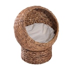 PawHut Katzenhaus natur Wasserhyazinthe H/L: ca. 60x42 cm für 54,99 € bei POCO im Angebot PawHut Katzenhaus natur Wasserhyazinthe H/L: ca. 60x42 cm im aktuellen POCO Prospekt