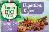 Infusion Bio Digestion Légère - Jardin Bio Étic en promo chez Intermarché Hyper Infusion Bio Digestion Légère - Jardin Bio Étic dans le catalogue Intermarché Hyper