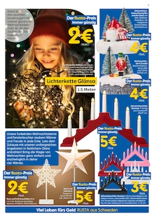 Led lichterkette im aktuellen Rusta Prospekt (Essen) Led lichterkette im Rusta Prospekt "Teppich-Wochen" mit 18 Seiten (Essen)